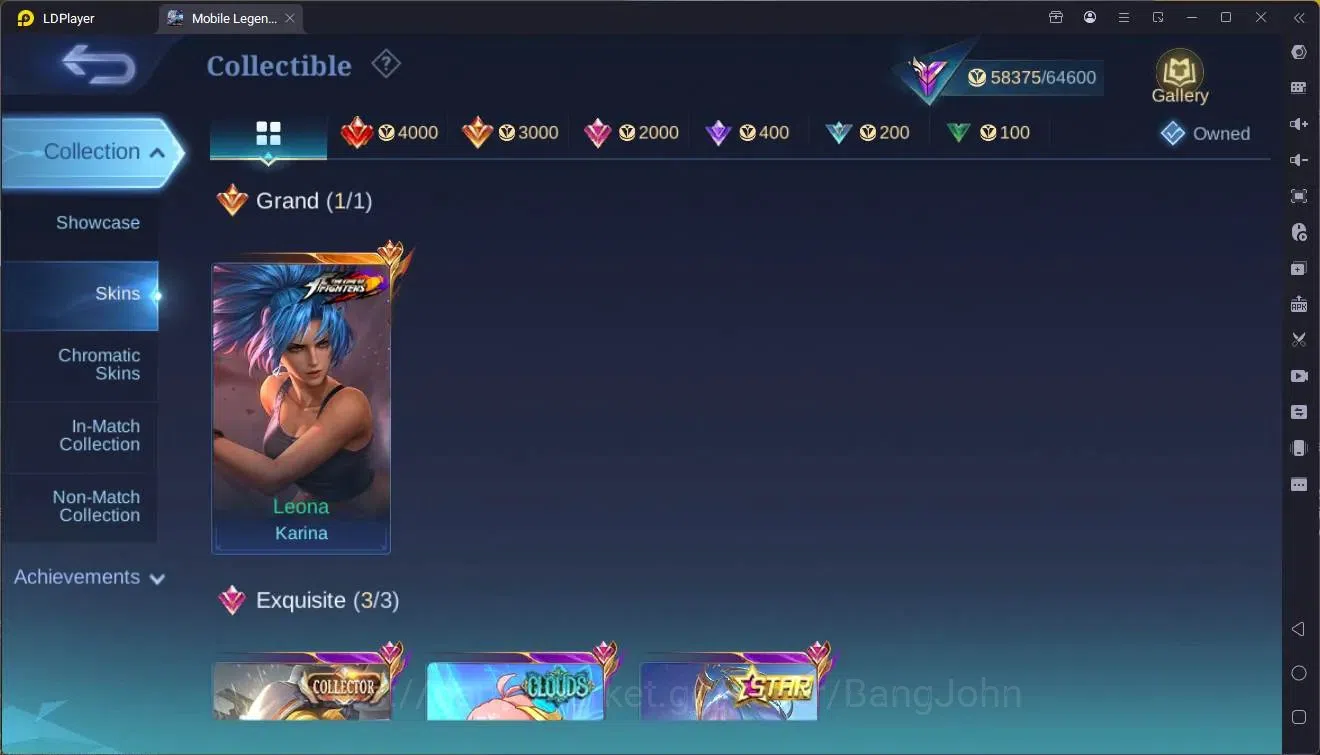 Mobile Legends: Bang Bang Accounts Global|Hero 133|Skin 254|Renowned|KOF Karina|5-STA image 7