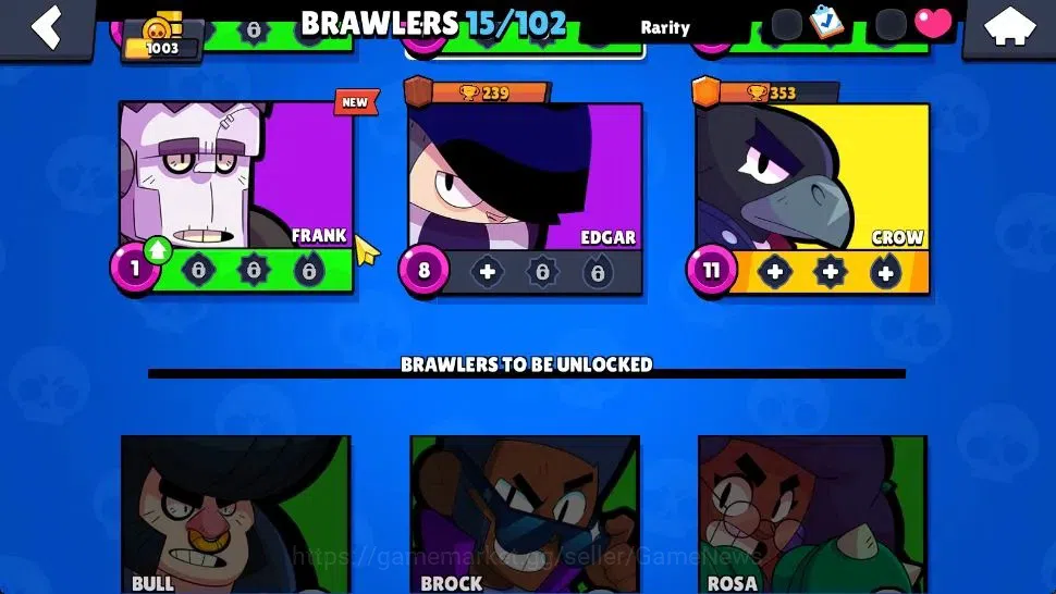 Brawl Stars Accounts 1003 Trophy | 15 Brawlers 2 Max Lv | 1 Legend 1 Ep image 9