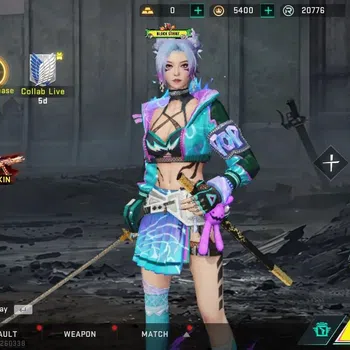 Blood Strike Accounts Collab Skin ASIA|2 ETERNAL[RAN-Rave,ZERO-Odashadow]|13 ULTRA Melee Talon