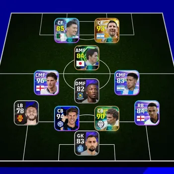 eFootball Accounts Legends & Iconic Players Mobile |PW 2595|BIGT LionelMessi,Epic Pepe OnoShinji,Shwt IbrahimMaza