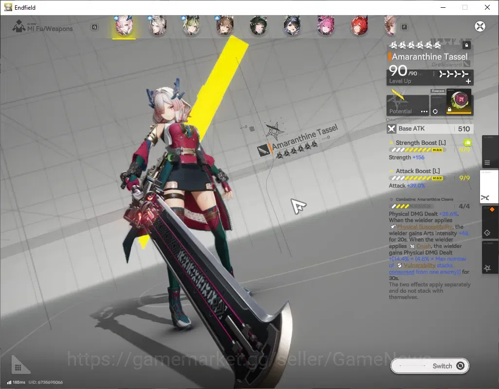 Arknights: Endfield Accounts NA/EU|Lv60|12 SSR|[Mi Fu,Gilberta,Zhuang Fangyi,Ta image 4
