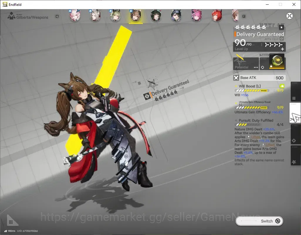 Arknights: Endfield Accounts NA/EU|Lv60|12 SSR|[Mi Fu,Gilberta,Zhuang Fangyi,Ta image 7