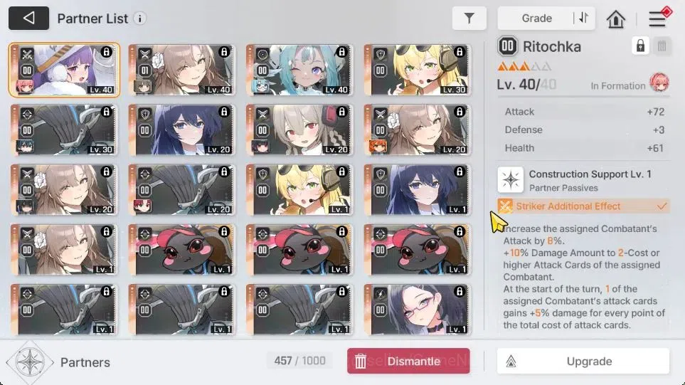 Chaos Zero Nightmare Accounts GLOBAL Lv 37|7 SSR[Heidemarie,VeronicaM1,Yuki,Rin,Luke,Mei Lin,Renoa]+11 6