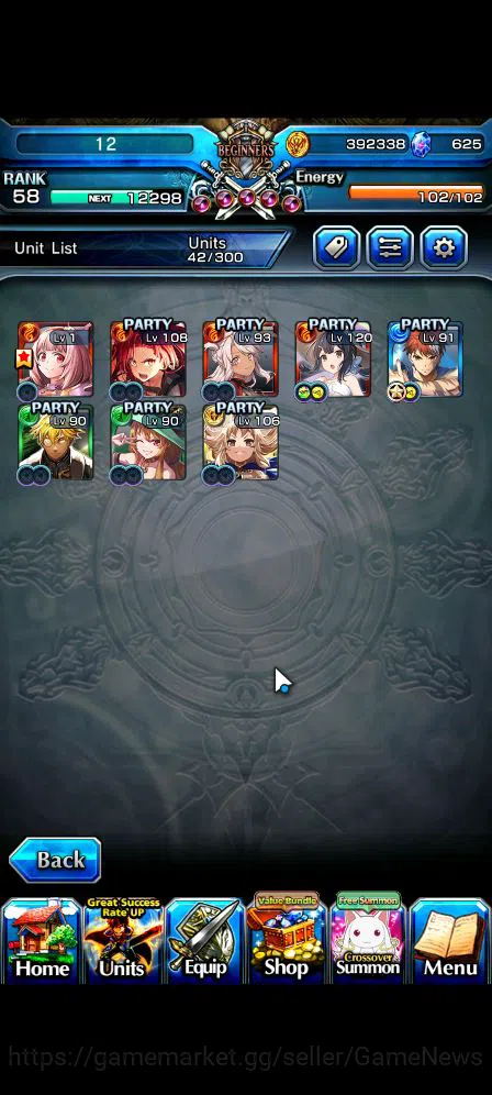 Grand Summoners Accounts Global|Rank 58|8 Ascend| Summer MiyuTW,EmiyaTW,Chl image 4