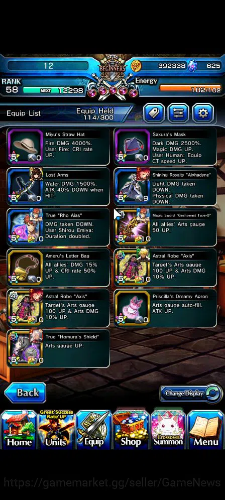 Grand Summoners Accounts Global|Rank 58|8 Ascend| Summer MiyuTW,EmiyaTW,Chl image 15