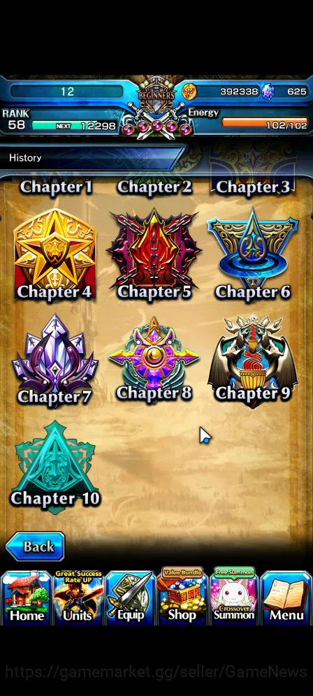 Grand Summoners Accounts Global|Rank 58|8 Ascend| Summer MiyuTW,EmiyaTW,Chl image 18