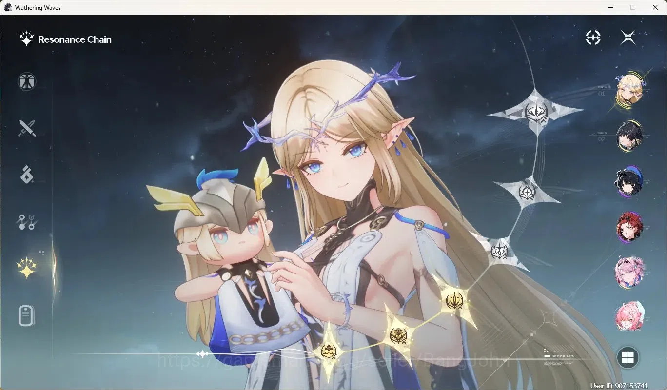 Wuthering Waves Accounts Others SEA|UL 52|Rank 6|4 Char Limited [Cartethyia Rc3,Denia Rc1]+Sign,Aemeath,Rebecca| Mc Female 3