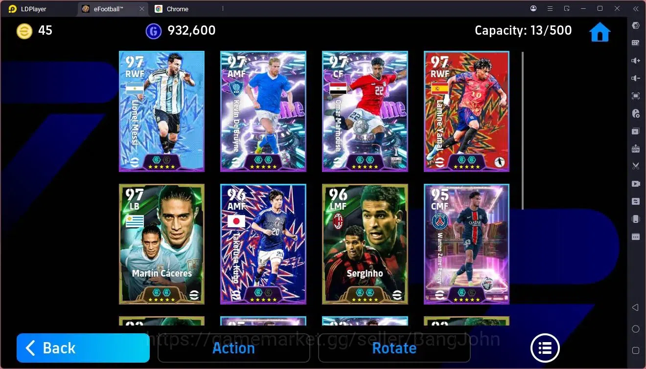 eFootball Accounts Mobile |PW 3080|Epic Caceres,Serginho(3),Sall|SHW  image 4