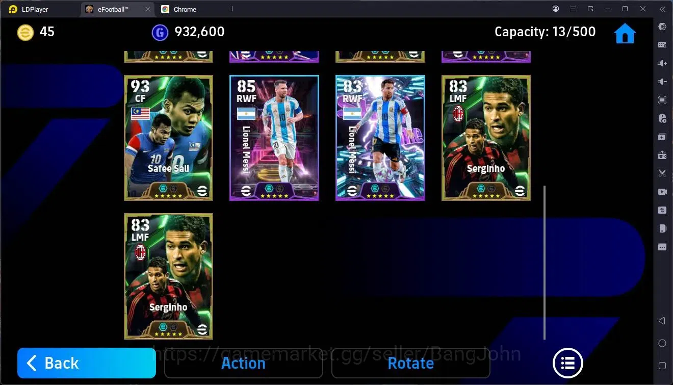 eFootball Accounts Mobile |PW 3080|Epic Caceres,Serginho(3),Sall|SHW  image 5