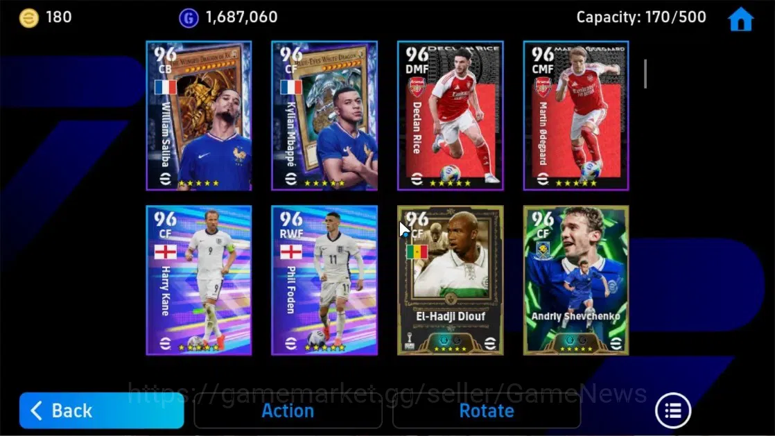 eFootball Accounts Android|Big Time Mohamed Salah,Epic Didier Drogba, image 6