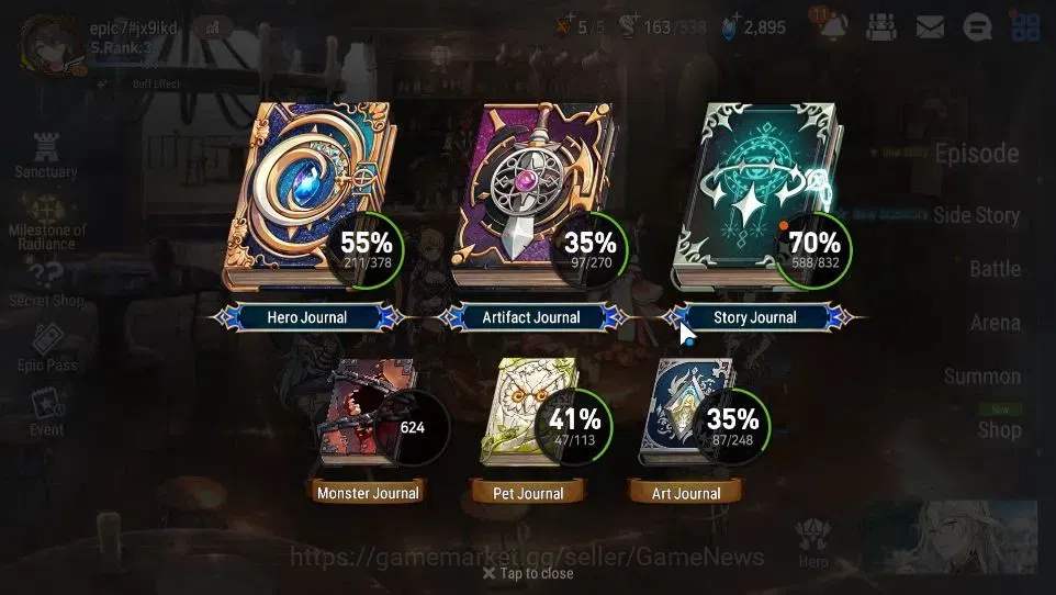 Epic Seven Accounts GLOBAL Unverif|21 ML(LOTScales,Belian,GenRas,RofLi image 3