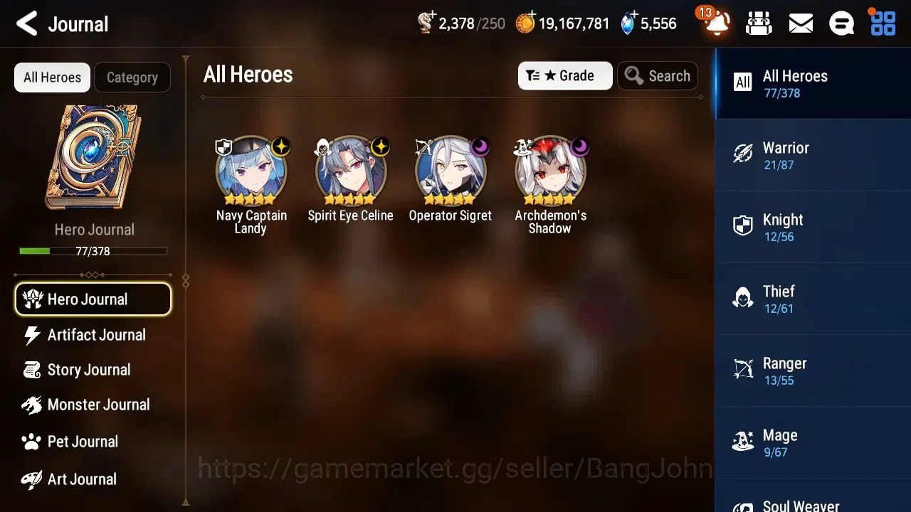 Epic Seven Accounts Global Unverif | 4 ML | NC Landy,SE Celine,Operato image 7