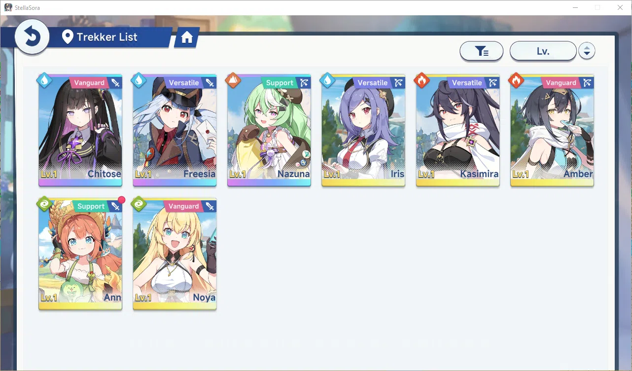 Stella Sora Accounts GLOBAL | Fresh Starter Chitose T1 + Freesia + Nazuna + 10 STD Ticket | Log Yostar | Check SS (SSR709)