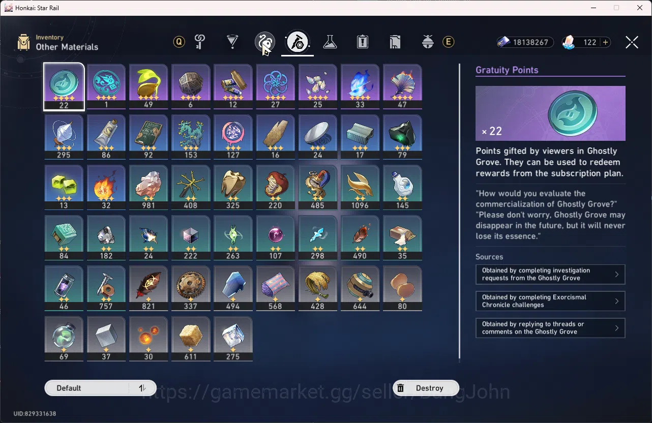 Honkai Star Rail Accounts ASIA| TL 70 | 11 Limit | Casto+S1 | The Dahlia | L image 7