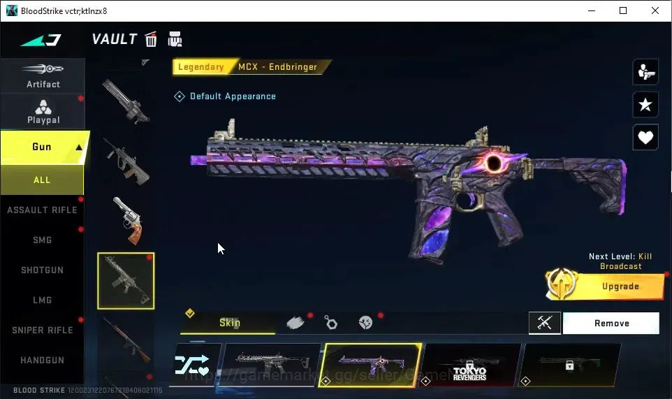 Blood Strike Accounts ASIA|Starter|Collab BLEACH Byakuya|ULTRA AK47-Midn image 6