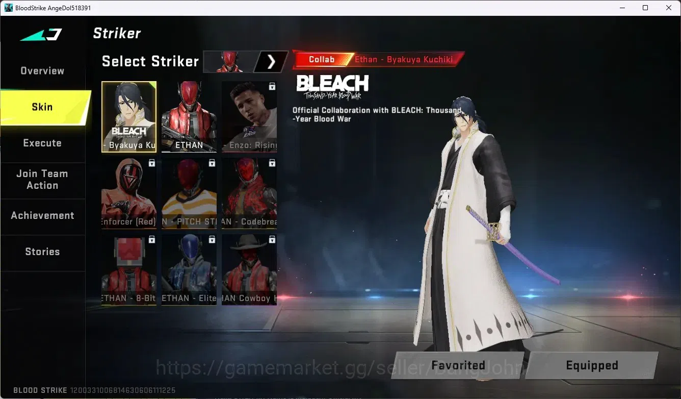 Blood Strike Accounts ASIA|Collab Gun MCX - EVA-00|5 Legend Gun|Collab E image 10