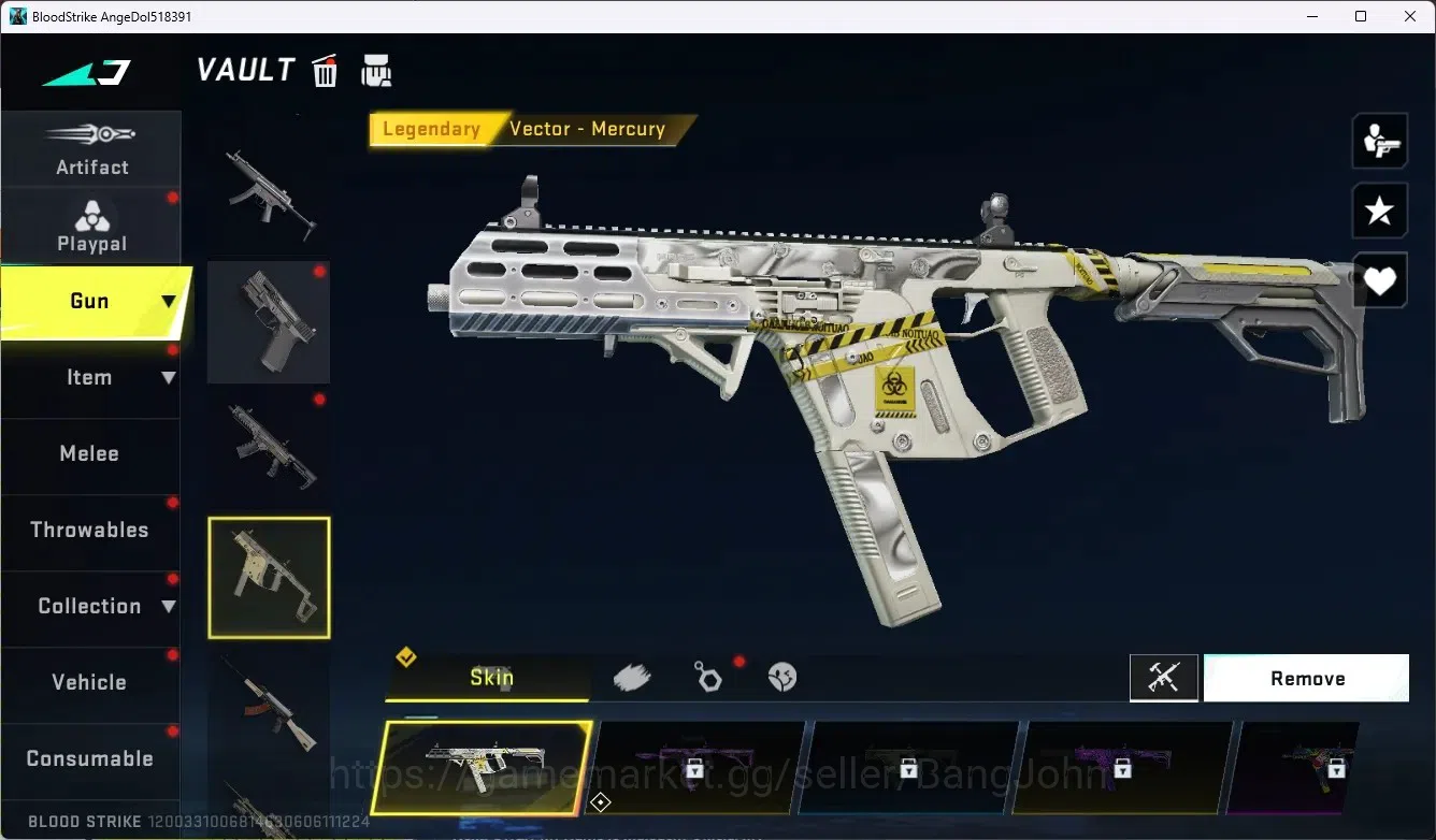 Blood Strike Accounts ASIA|Collab Gun MCX - EVA-00|5 Legend Gun|Collab E image 3