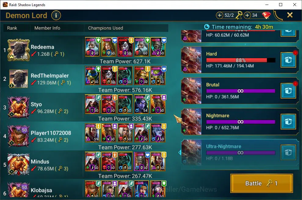 Raid: Shadow Legends Accounts Lv43 1,2M Power|1 Mythic(Galathir)|23 Legend(Ninja image 3