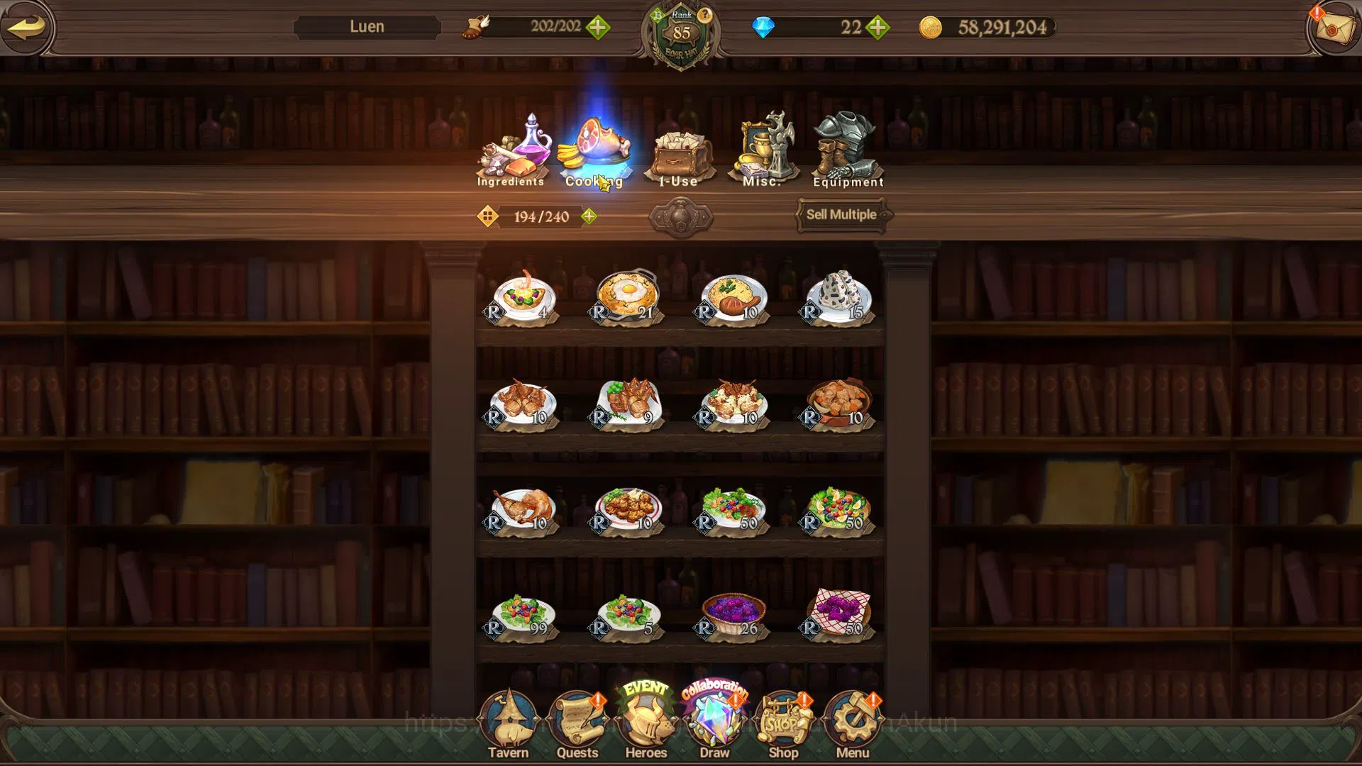 The Seven Deadly Sins: Grand Cross Accounts Midgame Asia|4M CC|7 UR+83 LSeal+Collab Fire 17