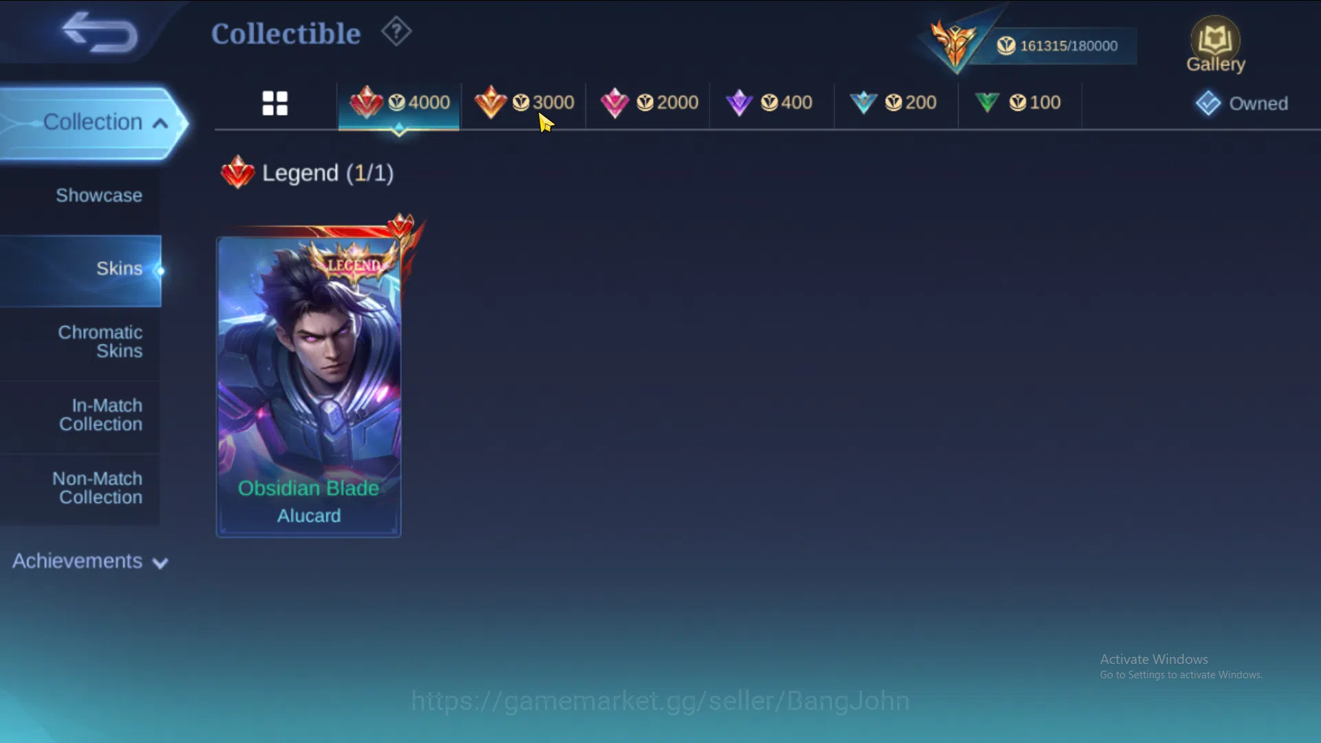 Mobile Legends: Bang Bang Accounts Hero 131 | skin 501 | legend alucard, aot yin, kof image 6