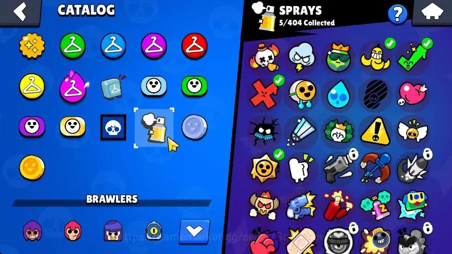Brawl Stars Accounts 977 Trophy|11K Coins 4K PP|13 Brawlers 1 Max Lvl [Shelly]|8 Skins|2 Epic [Titanium Maisie] 2 SR|CN 17