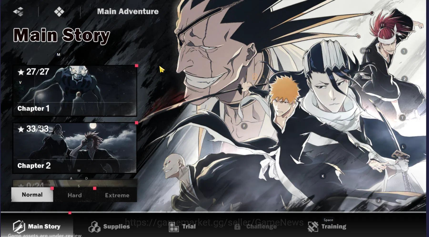 BLEACH: Soul Resonance Accounts Sv SEA Nuverse |Lv8|2 SRR(Ichigo+Ikkaku)7SR(Uryu,R image 3