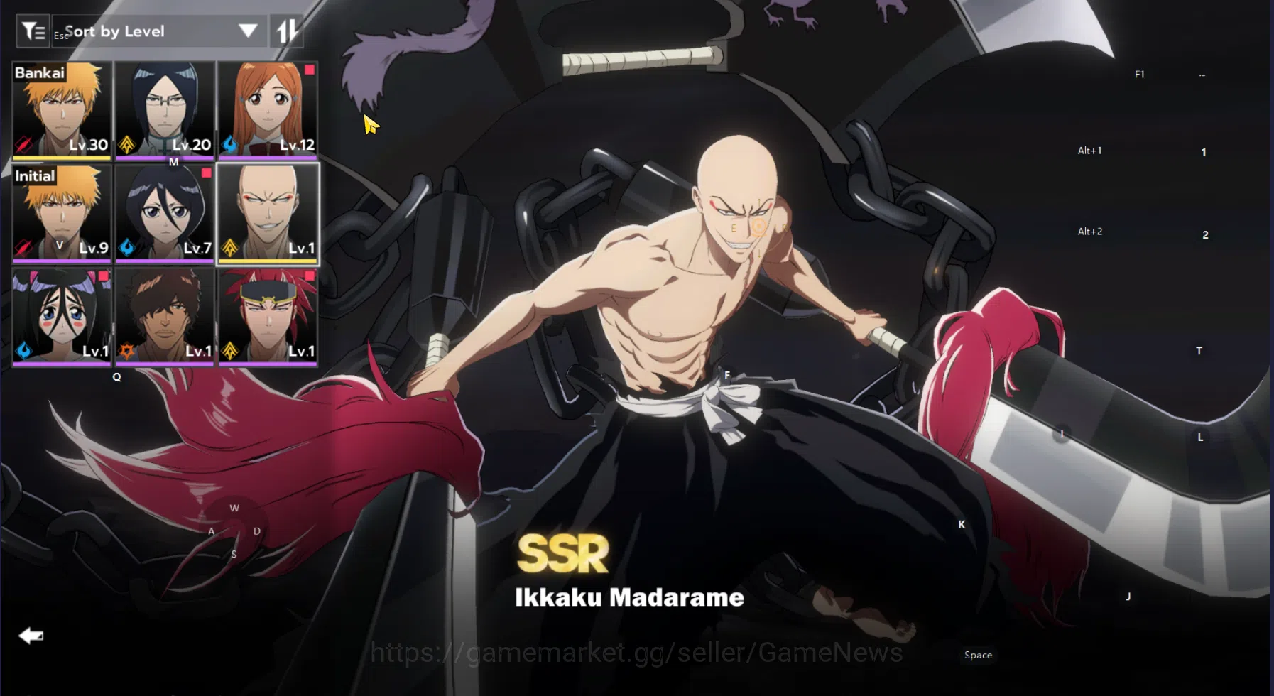 BLEACH: Soul Resonance Accounts Sv SEA Nuverse |Lv8|2 SRR(Ichigo+Ikkaku)7SR(Uryu,R image 7