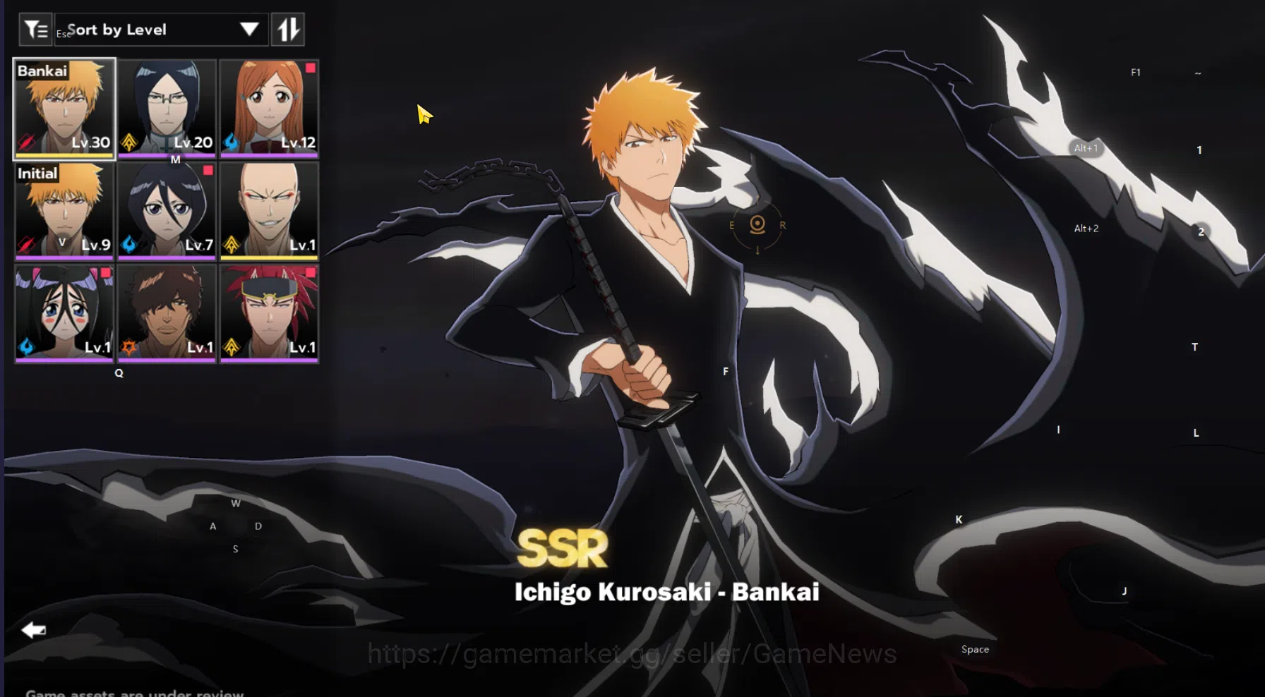 BLEACH: Soul Resonance Accounts Sv SEA Nuverse |Lv8|2 SRR(Ichigo+Ikkaku)7SR(Uryu,R image 8