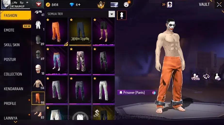 Free Fire Accounts Indonesia|M1887-HandOfHope & M1887-Incendium Burst image 10