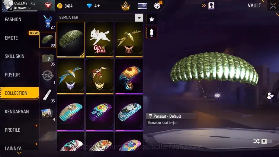 Free Fire Accounts Indonesia|M1887-HandOfHope & M1887-Incendium Burst image 14