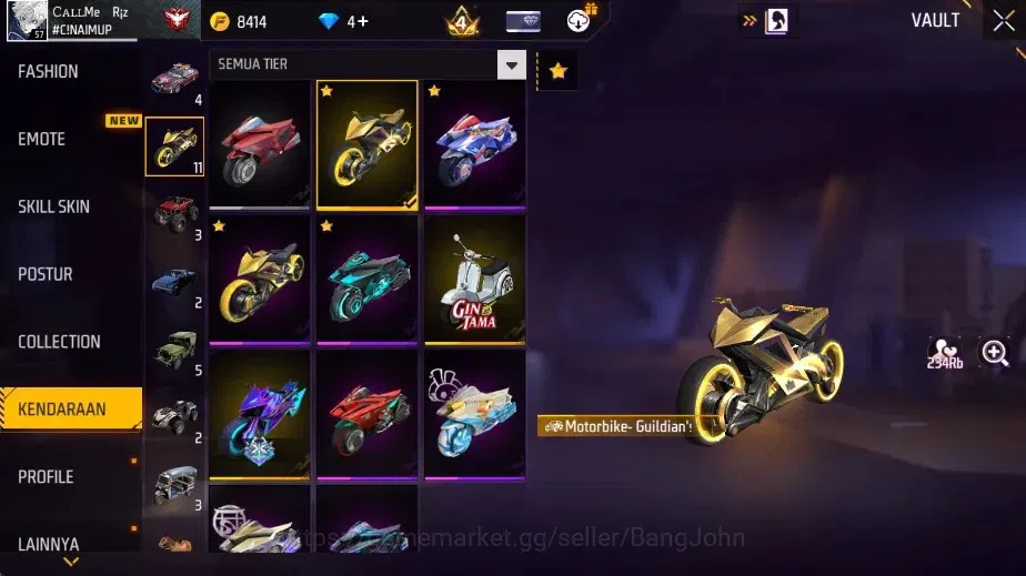 Free Fire Accounts Indonesia|M1887-HandOfHope & M1887-Incendium Burst image 18