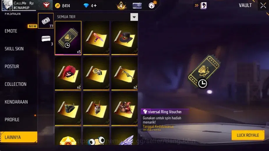Free Fire Accounts Indonesia|M1887-HandOfHope & M1887-Incendium Burst image 19