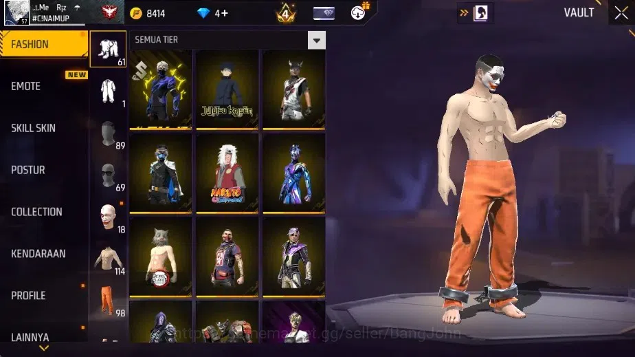 Free Fire Accounts Indonesia|M1887-HandOfHope & M1887-Incendium Burst image 4