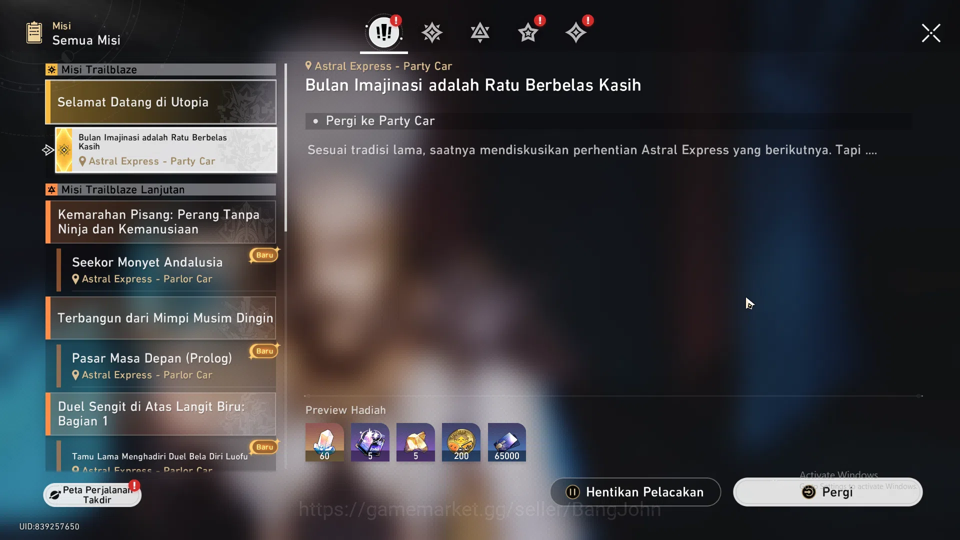Honkai Star Rail Accounts | ASIA|TL 70|11 limit|Phainon+sign,Cerydra,Cyrene, image 12
