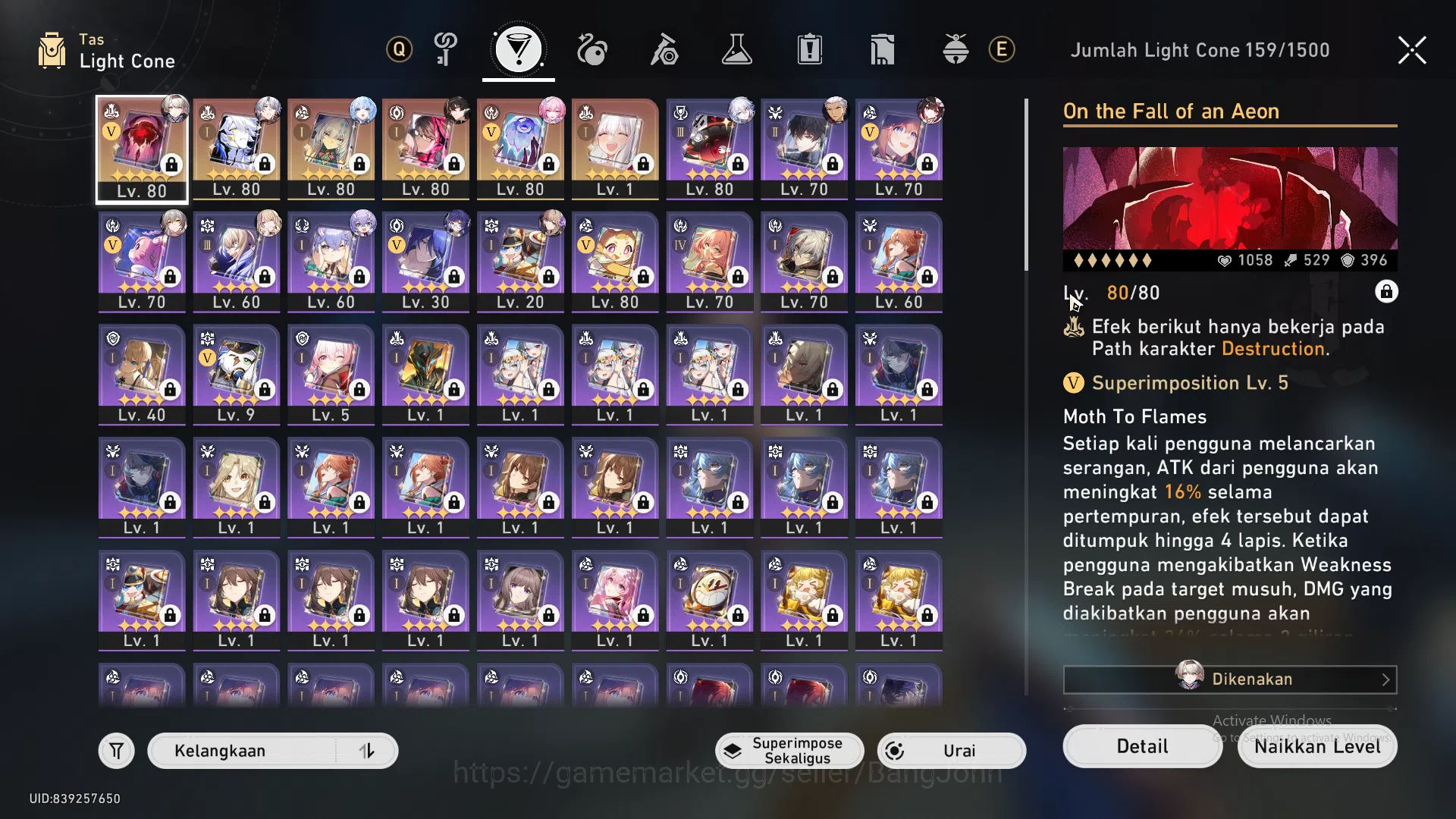 Honkai Star Rail Accounts | ASIA|TL 70|11 limit|Phainon+sign,Cerydra,Cyrene, image 4