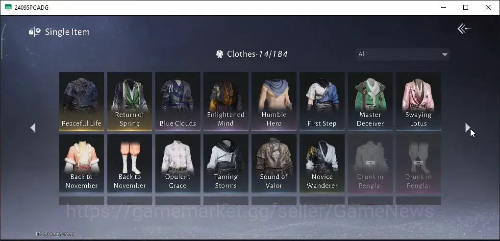 Where Winds Meet Accounts GLOBAL|Lv 95|29K GS|Peaceful Life Set|Return of Sp image 15