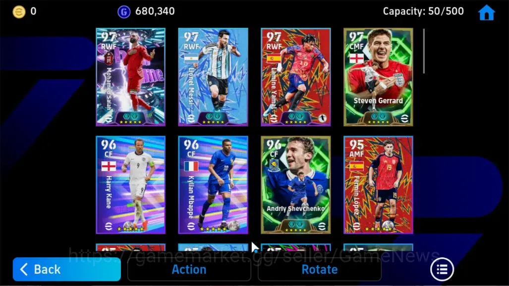eFootball Accounts Android|Epic Gerrard,Andriy S|ShowTime MohamedSala image 4