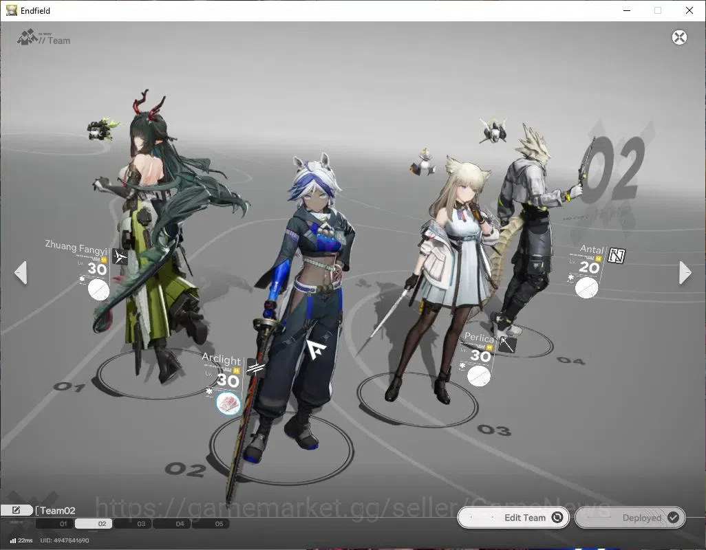 Arknights: Endfield Accounts ASIA|Lv25|4 SSR(2Limited)+3(*6WEP)|[Zhuang FangYi, image 13
