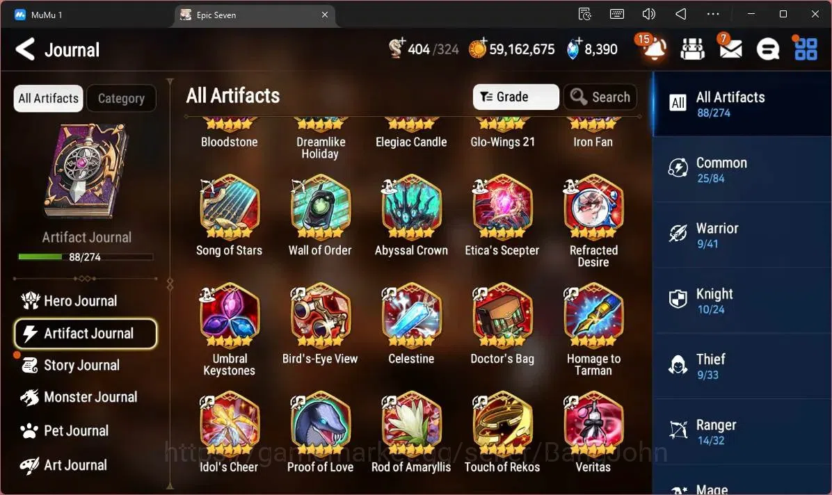 Epic Seven Accounts High-End Global Unverif |12 ML(NM Luna,RO Light,C Lilias,DD Ray,Byblis,SB Sezan,Zio Etc)|PoH ON|SS 12