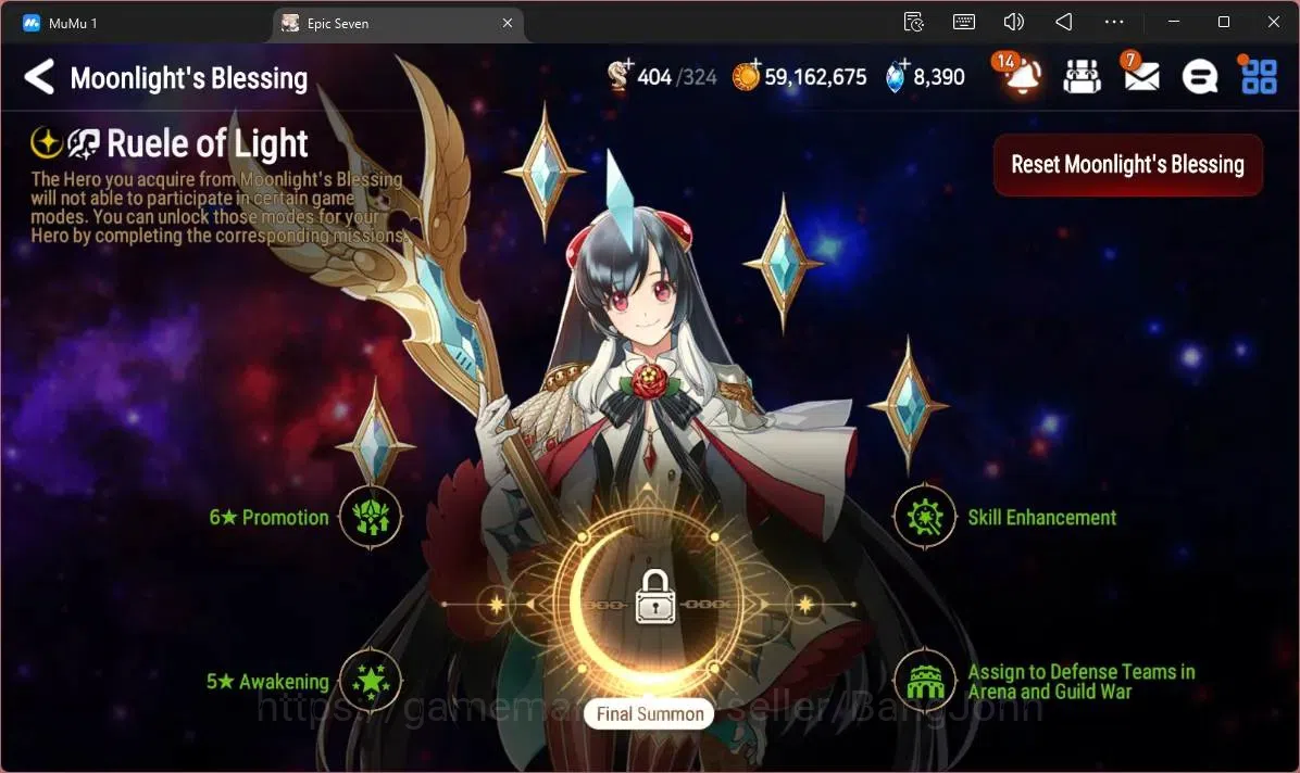 Epic Seven Accounts High-End Global Unverif |12 ML(NM Luna,RO Light,C Lilias,DD Ray,Byblis,SB Sezan,Zio Etc)|PoH ON|SS 19