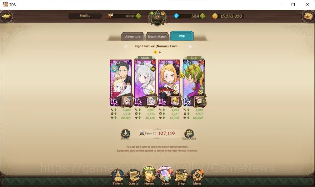 The Seven Deadly Sins: Grand Cross Accounts Global|750K CC| 389 Dm |1 LR+1 UR+Collab Re Zero|H image 7
