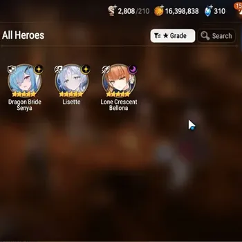 Epic Seven Accounts Starter Global Unverif|Starter|3 ML(Lisette, DB Senya, LC Bellona)|Theater Locked|PoH+Bless ON|SS