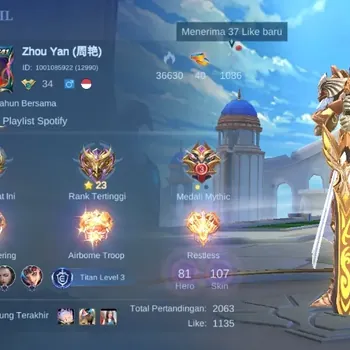 Mobile Legends: Bang Bang Accounts Collector Global|107S|Expert|PRIME Granger,Epic10th Nana,LightBorn Alucard,Epic Rafaela