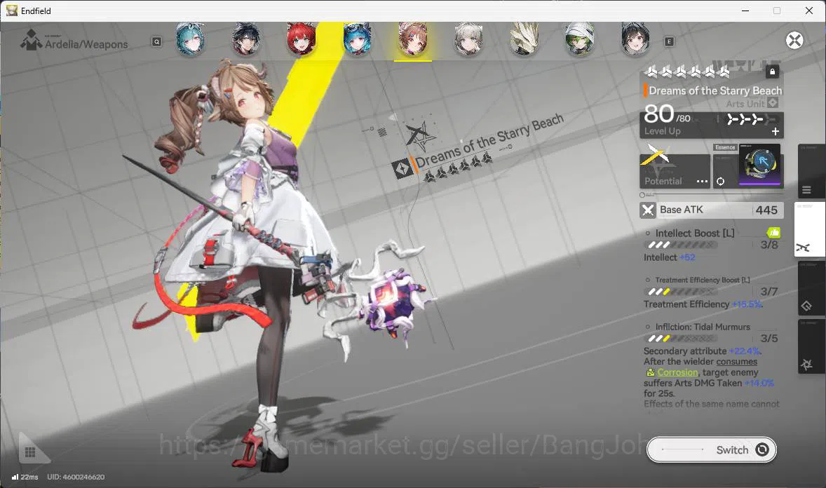 Arknights: Endfield Accounts ASIA |LVL 59, Yvonne p1sign, Gilberta sign, Laevat image 14