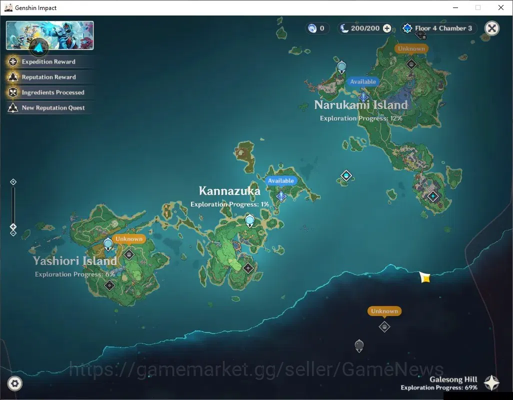 Genshin Impact Accounts ASIA |AR37 |1 Limited Nicole |Low Explore Map |Unl image 15