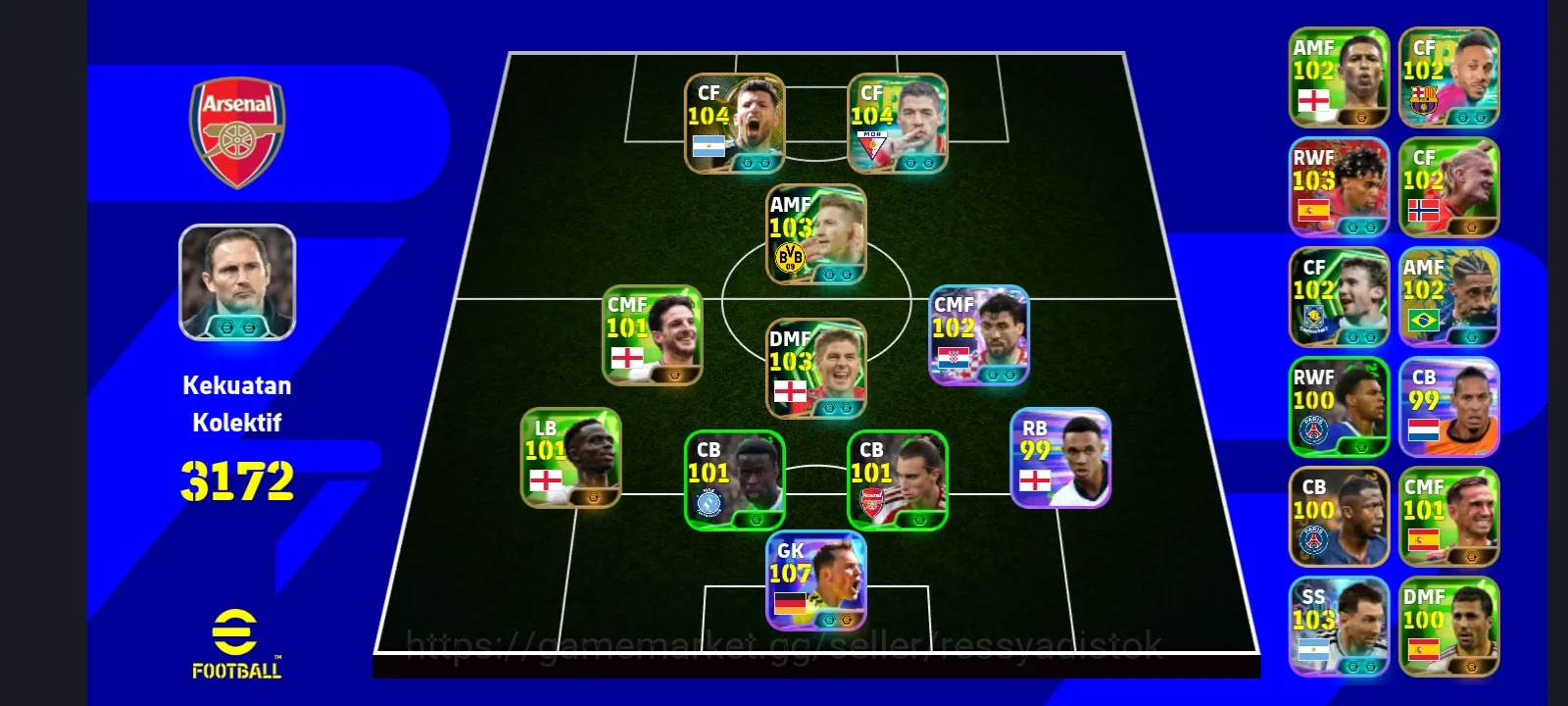 eFootball Accounts Legends & Iconic Players COLECTIVE 3172+ | NEW CARD M NEUER x L SUAREZ x M REUS x S AGUERO,READY TO 1