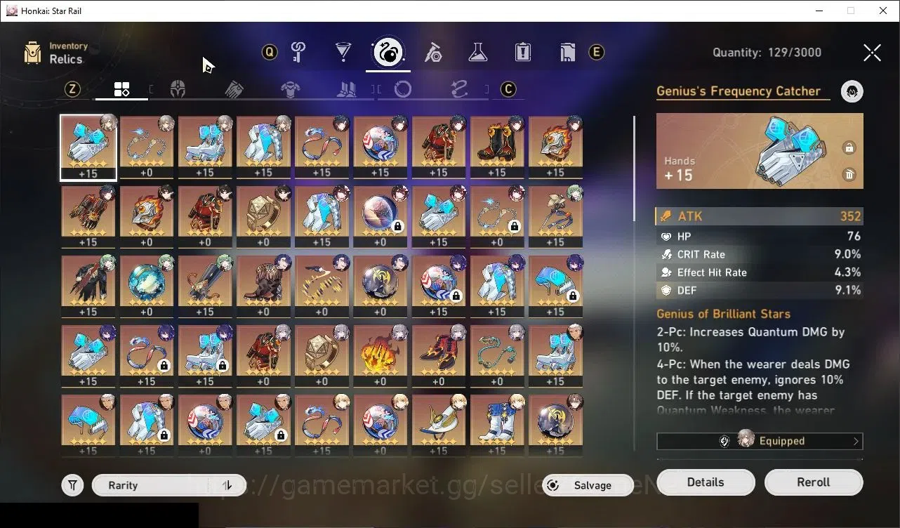 Honkai Star Rail Accounts Others Asia|TL 57|9 Limited|(Mortenax Blade E2,Archer)+Sign Huohuo E1,Sparkle,Saber,DH Terrae 9