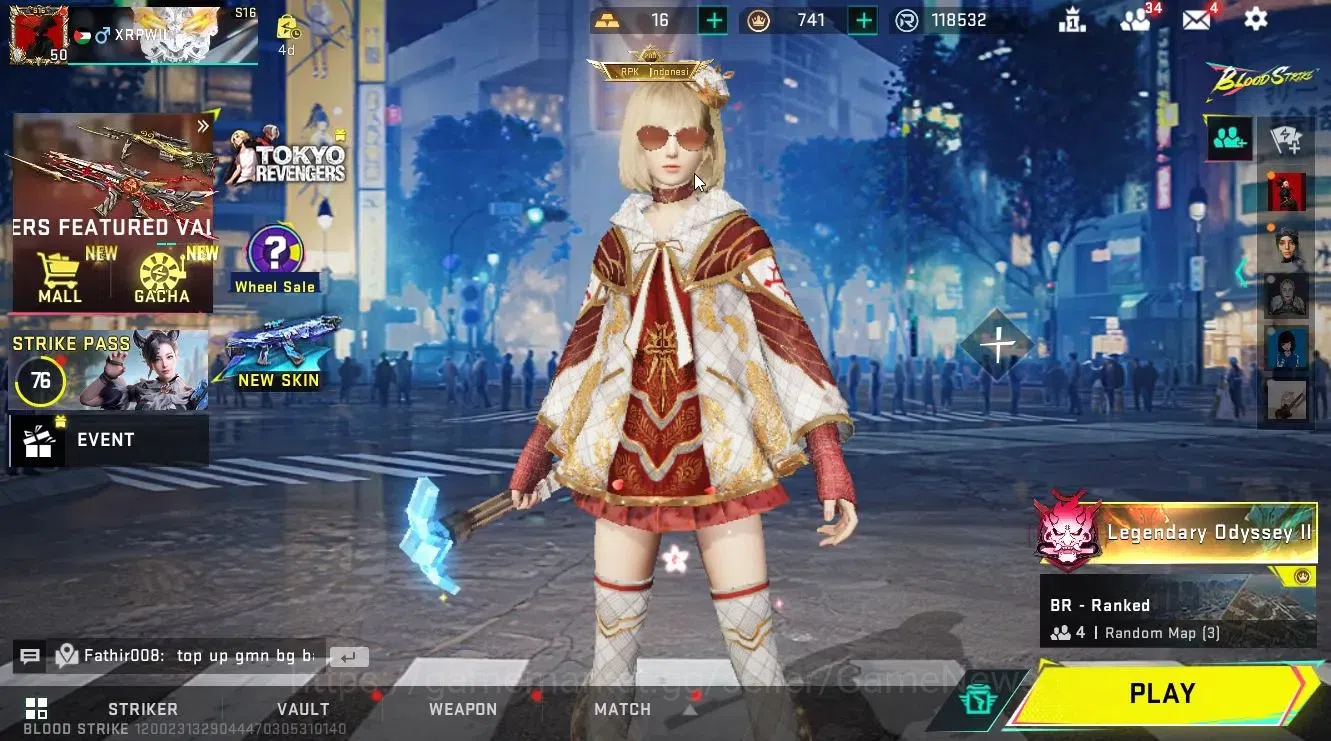 Blood Strike Accounts ASIA|ULTRA[VAL,ETHAN,M4A1,M1887,Origin12,Vector,et image 1