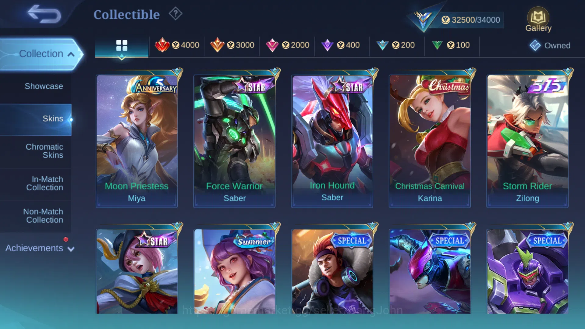 Mobile Legends: Bang Bang Accounts Hero 124 | Skin 180 | KOF Karina | Blazing Layla , image 8