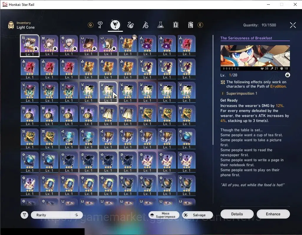 Honkai Star Rail Accounts Asia|TL 4|2 Golden Companion|2 Limited|Evanescia,D image 6
